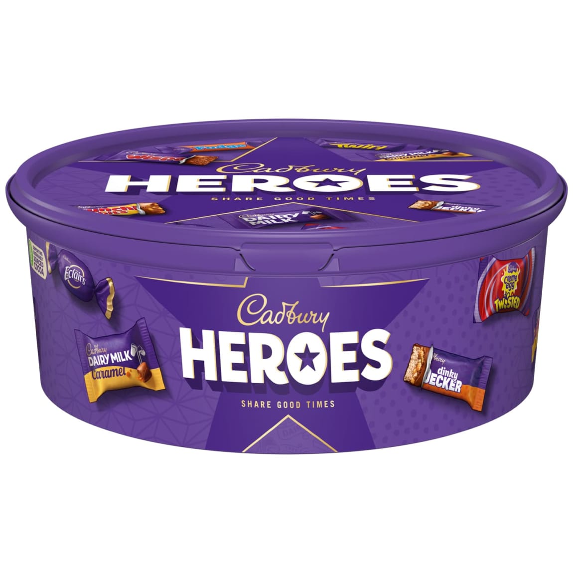 Cadbury Heroes sharing tub for Christmas and family gatherings