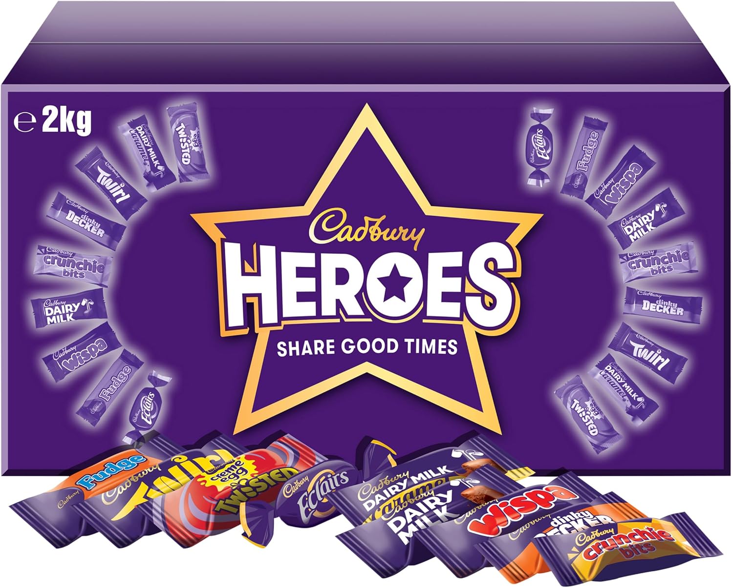 Cadbury Heroes Chocolate Bulk Share Box – Perfect Gift for Chocolate Lovers