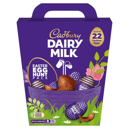 Hollow Cadbury milk chocolate eggs for Easter hunts