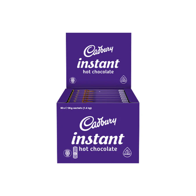 Cadbury Hot Chocolate Sticks Pack of 50 sachets