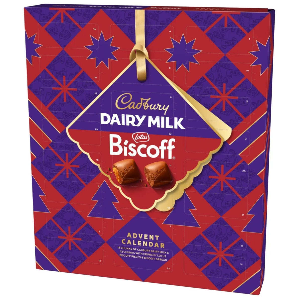 Cadbury Dairy Milk Christmas advent calendar with Biscoff