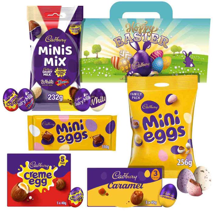 Cadbury gift box with handle for Easter egg hunts