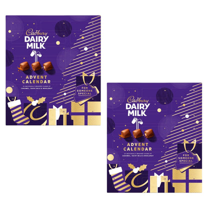 Cadbury Dairy Milk Mixed Chunk Advent Calendar 258g 2 pack