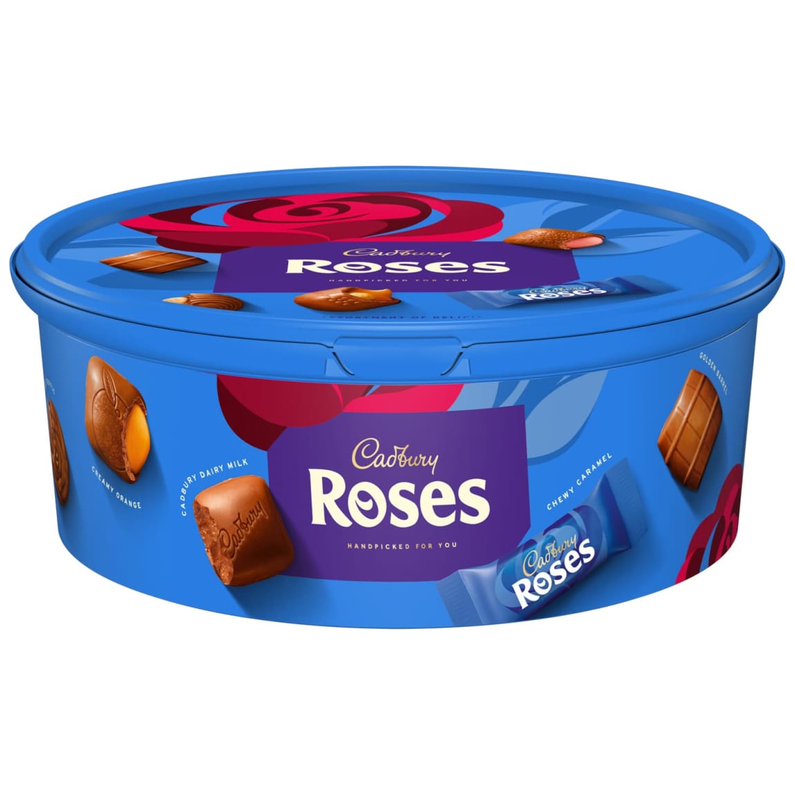 Cadbury Roses Tub 550g with assorted chocolates