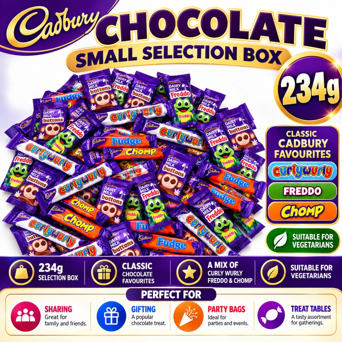 Cadbury festive chocolate treats for sharing