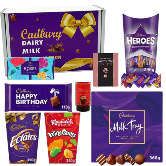 Cadbury ultimate birthday chocolate basket gift
