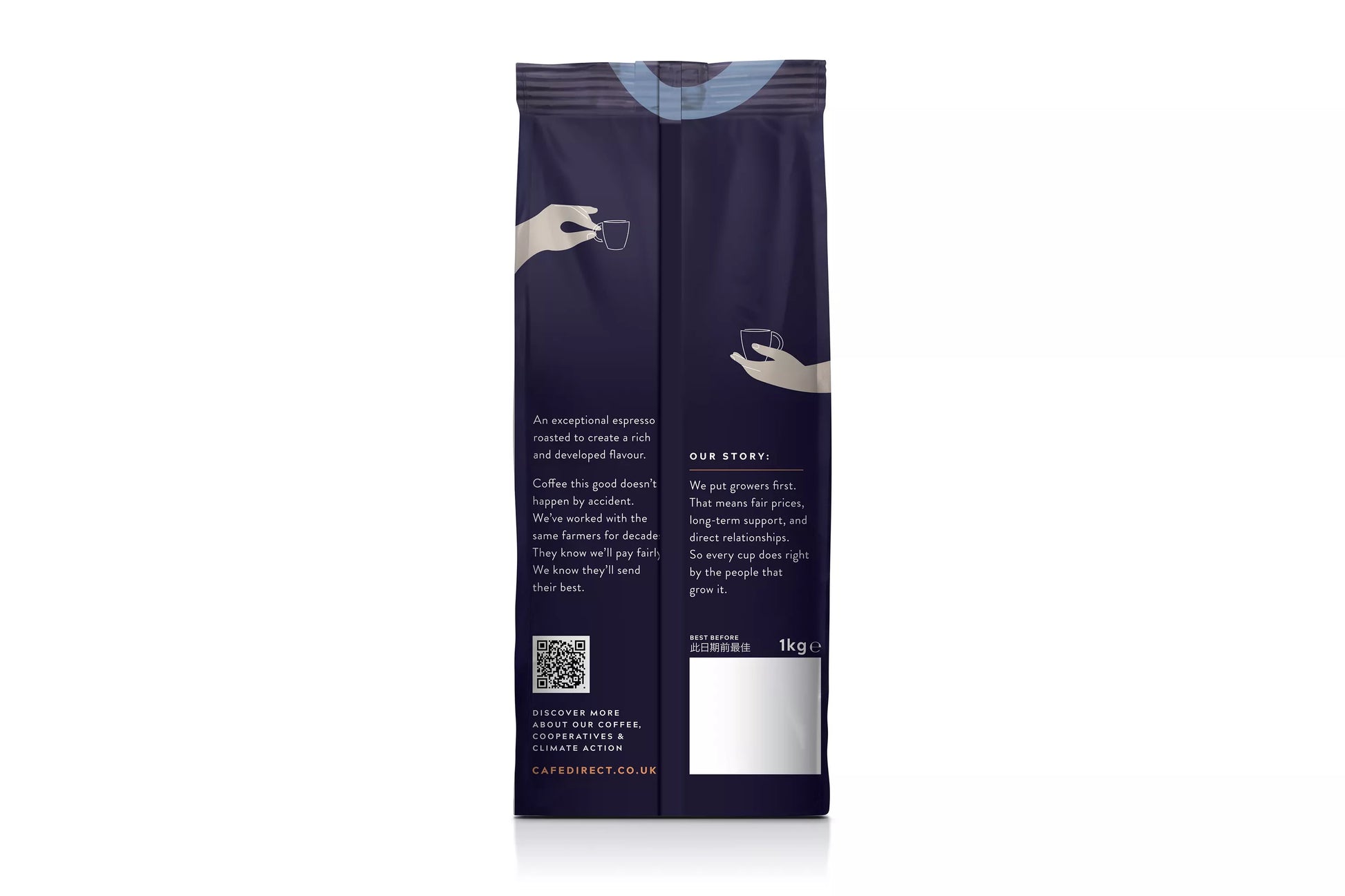 Premium Arabica coffee beans with smooth flavour