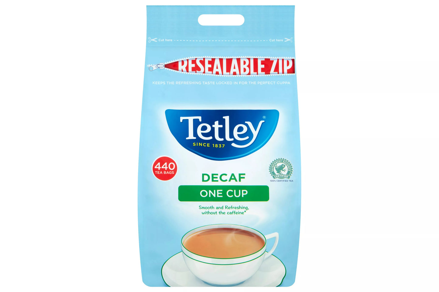 caffeine free black tea with full flavour