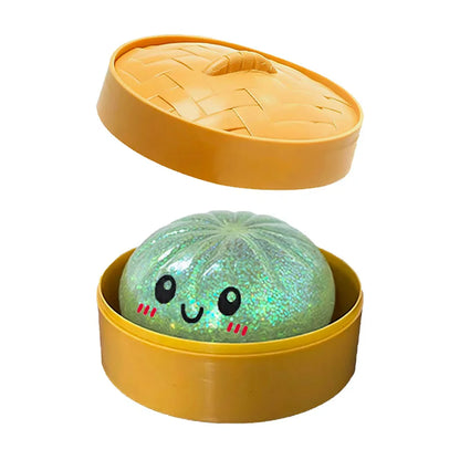Dumpling squishy toy soft dough ball decompression fidget