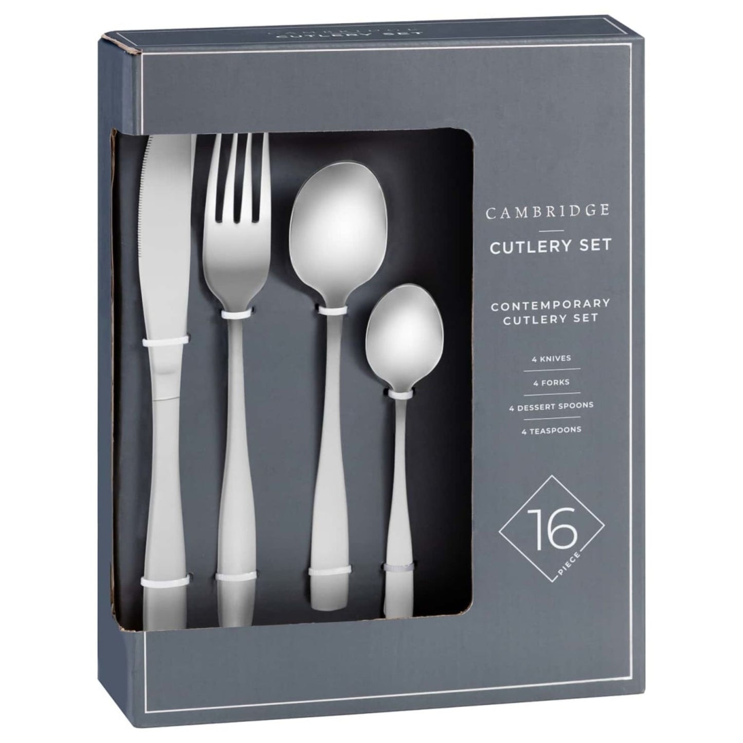 Cambridge Stainless Steel Cutlery Set 16pc