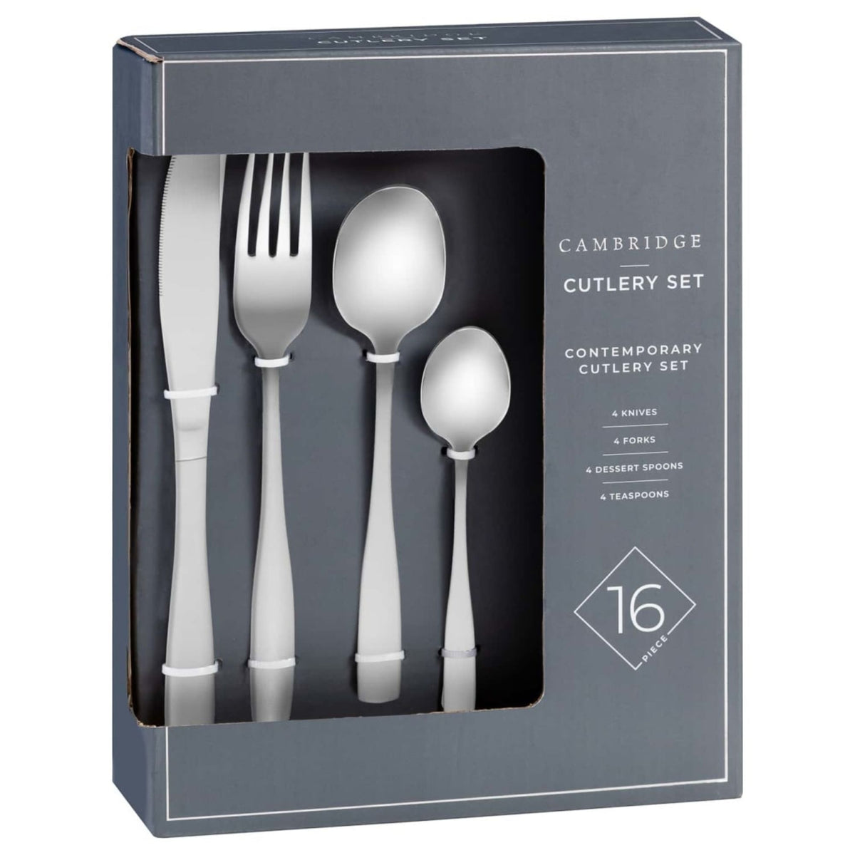 Cambridge Stainless Steel Cutlery Set 16pc