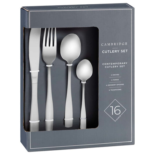 Cambridge Stainless Steel Cutlery Set 16pc