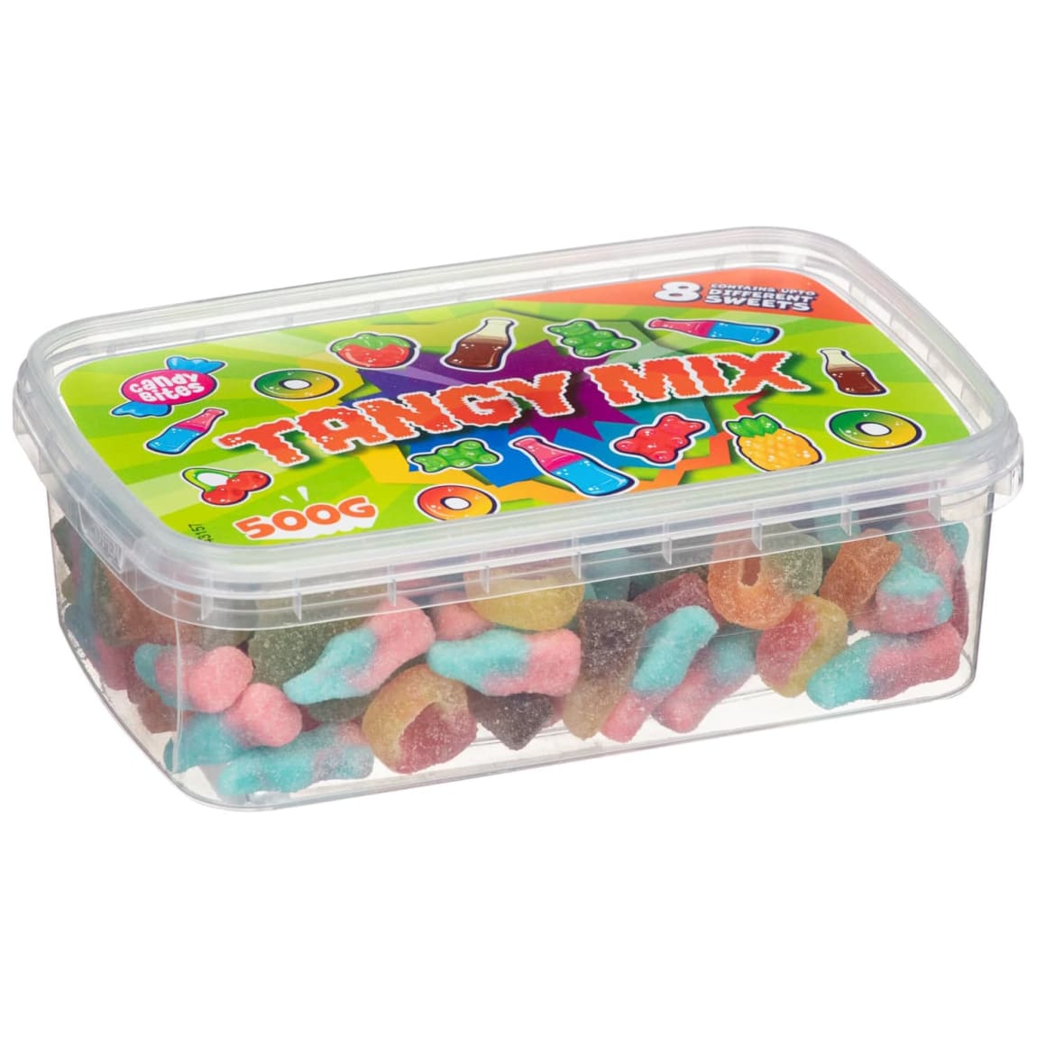 Candy Bites Tangy Mix Tub 500g