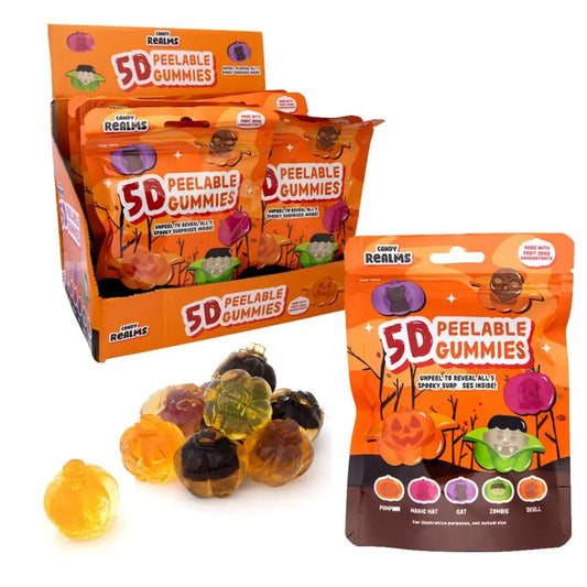 Candy Realms 5D Peelable Halloween Gummies 24 x 60g