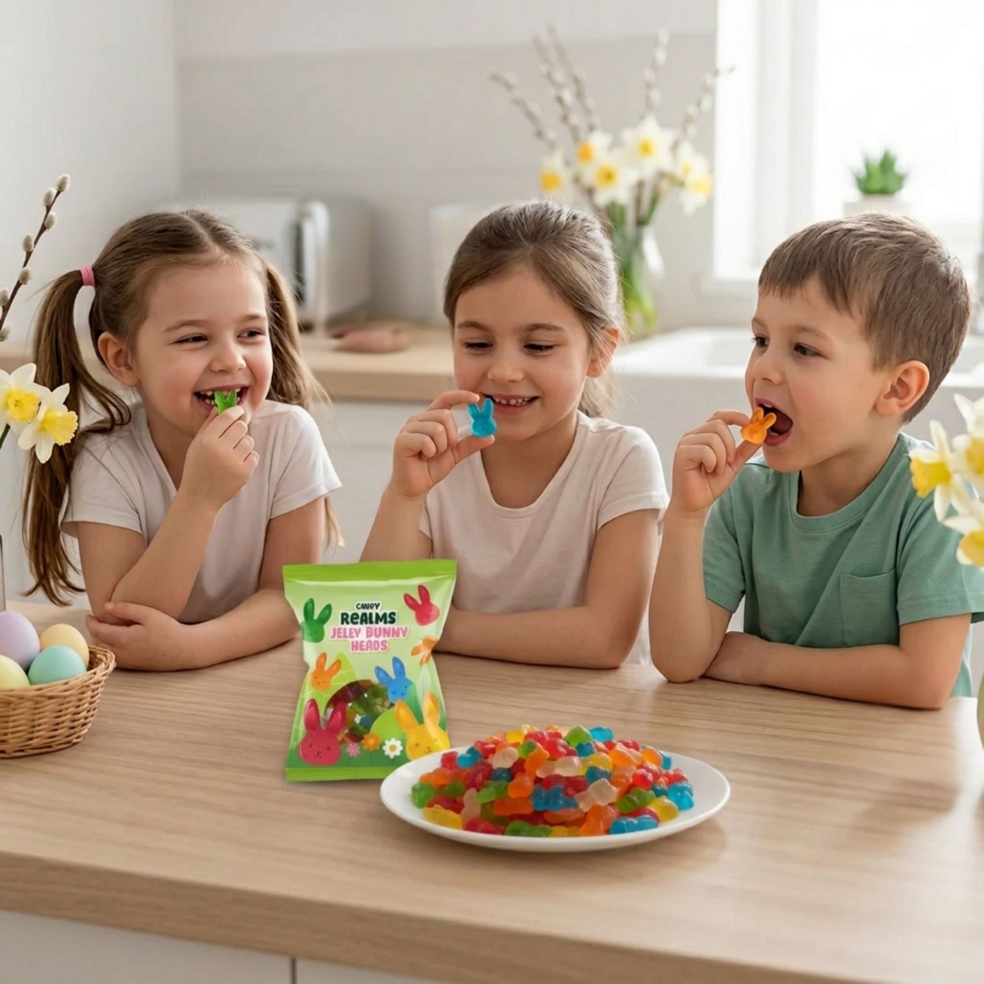 Bunny shaped chewy candy loved by kids and adults