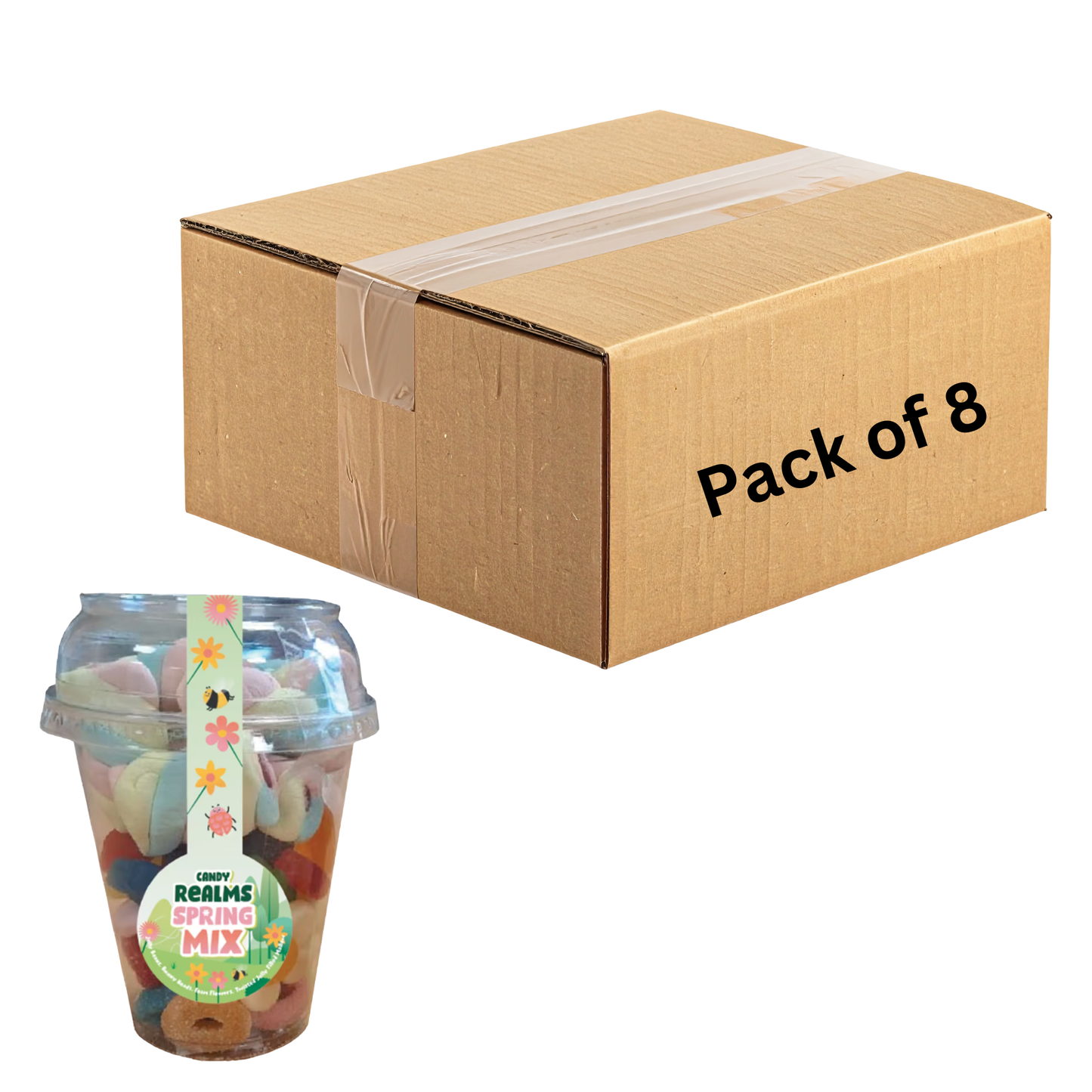 Candy Realms Spring Mix Candy Cup 215g Easter sweets