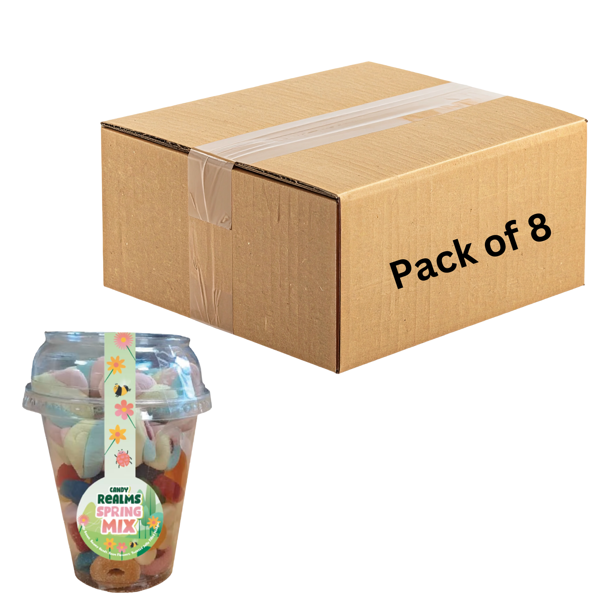 Candy Realms Spring Mix Candy Cup 215g Easter sweets