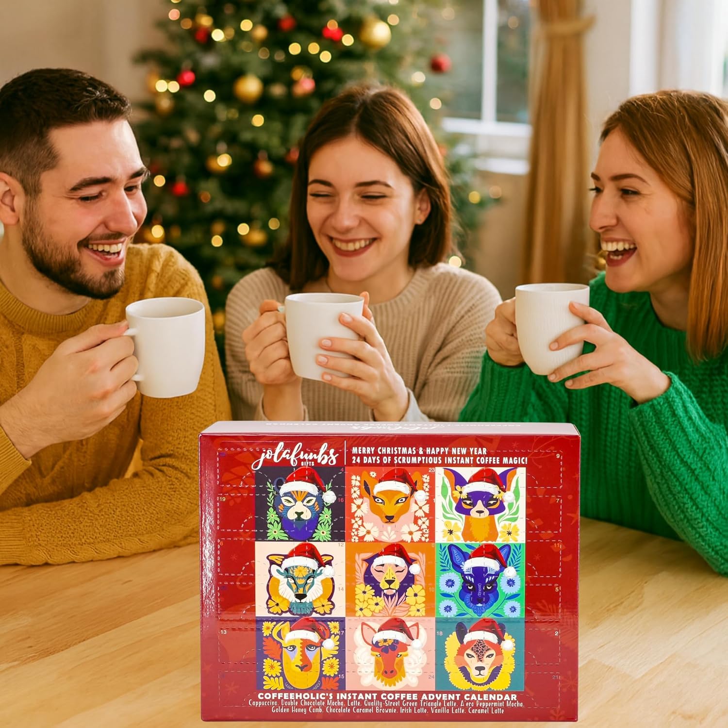 Daily coffee flavour surprise advent calendar