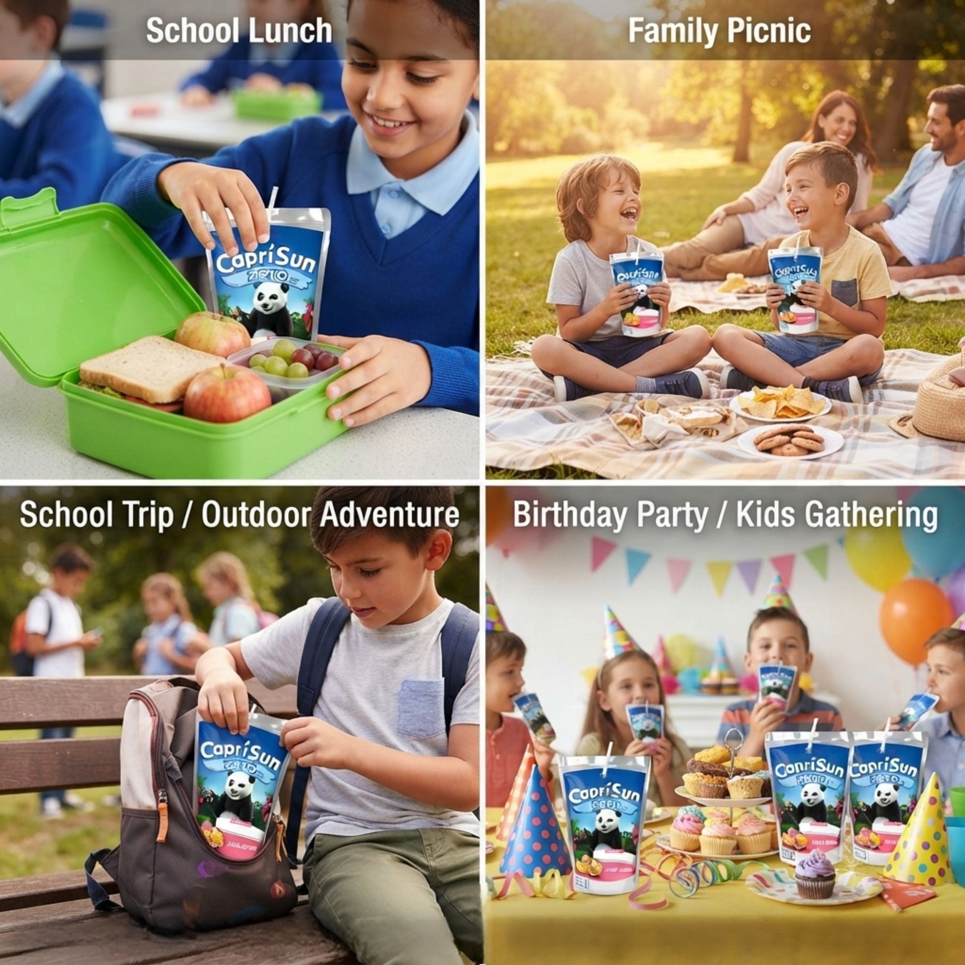 Capri Sun fruity drink pouch pack
