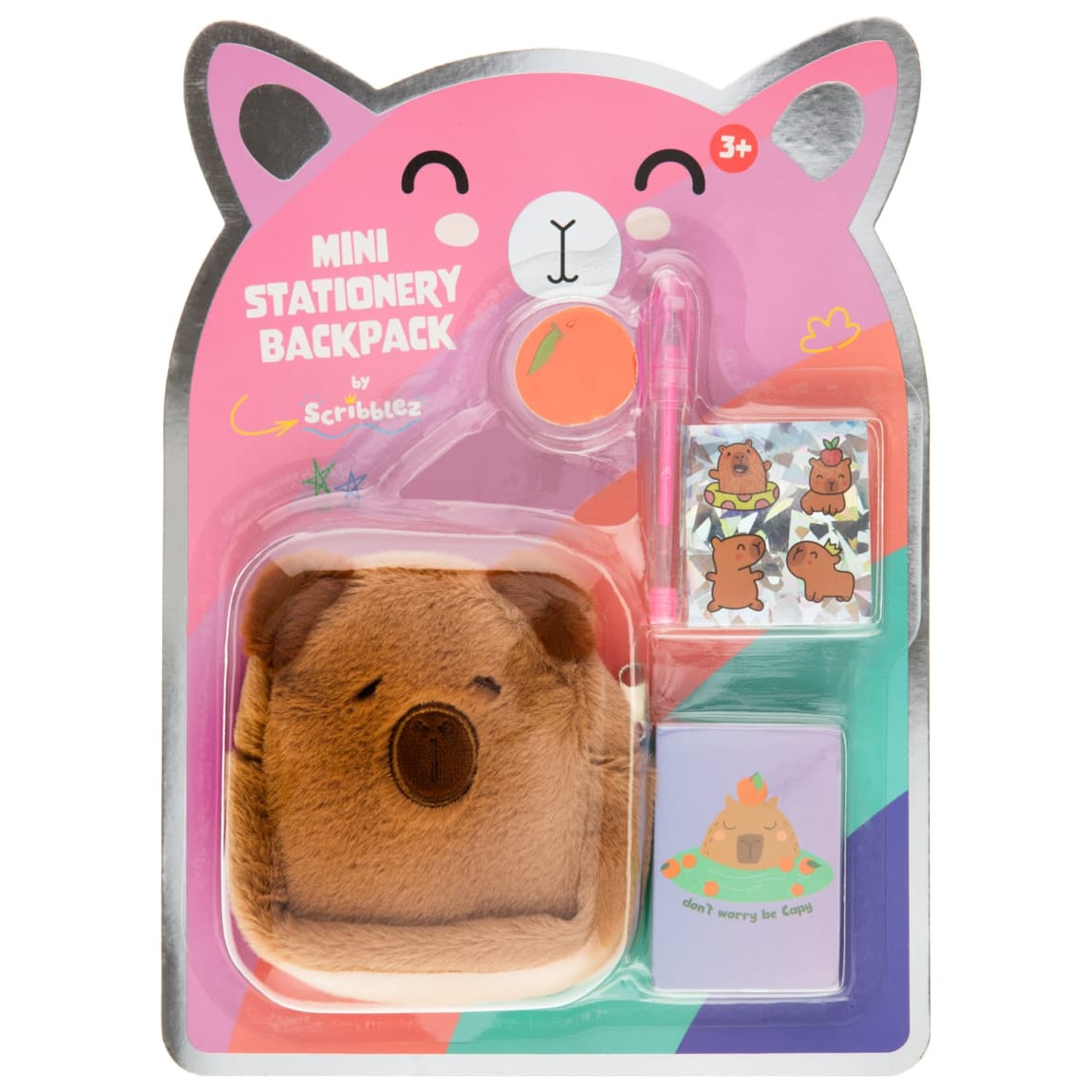Capybara mini stationery pack