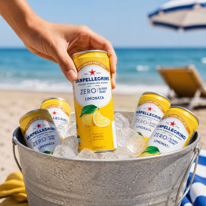 Italian sparkling lemon soft drink