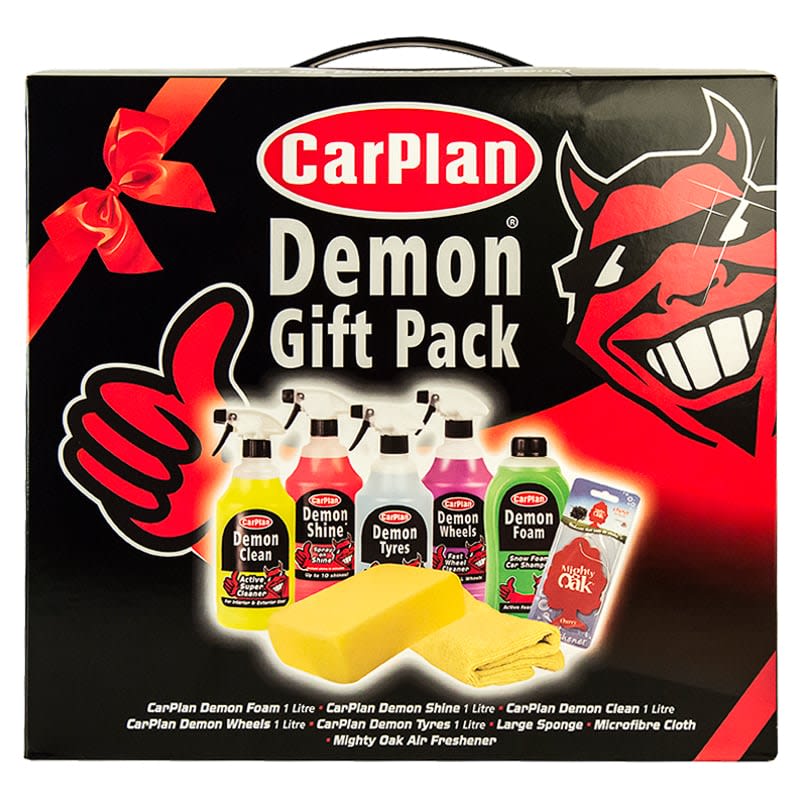 CarPlan Demon Car Cleaning Gift Pack complete kit