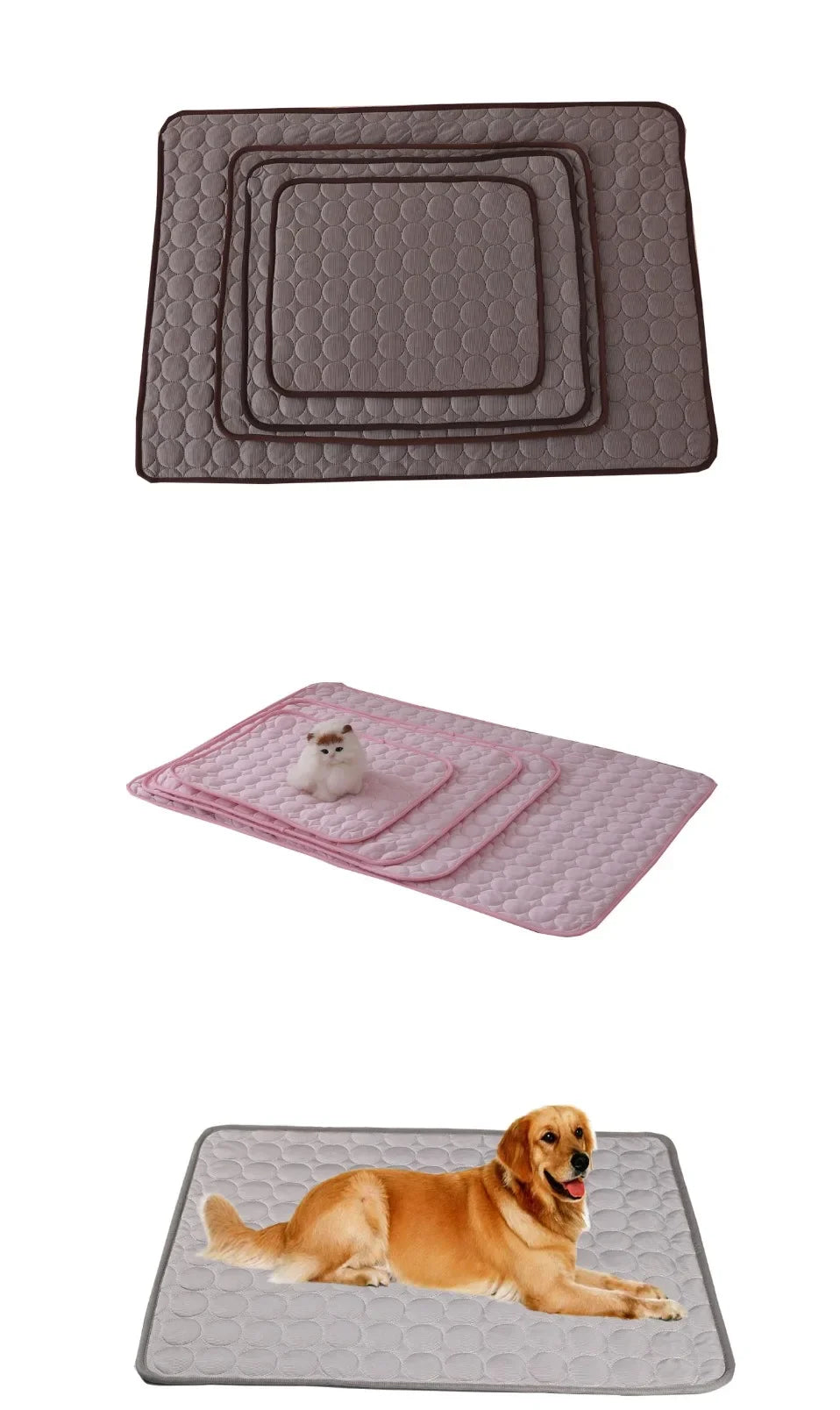 Summer comfort mat for household pets