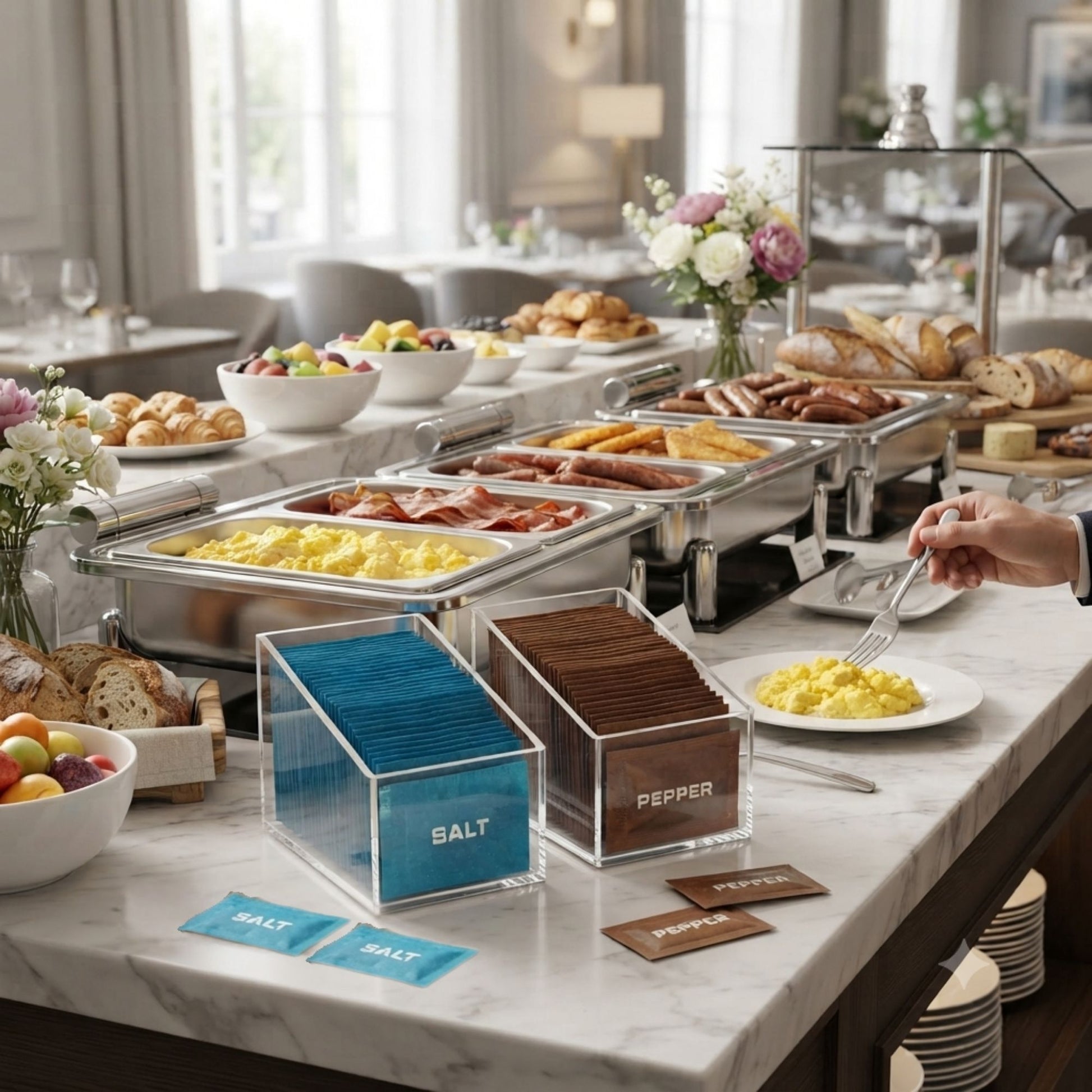 Foodservice seasoning sachets