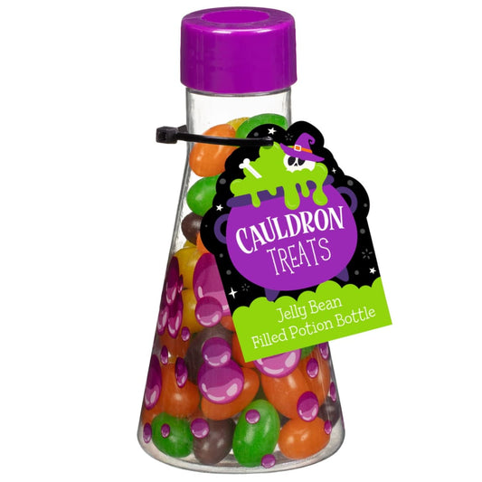 Cauldron Treats Jelly Bean Potion Bottle 60g with Small & Big Jelly Beans