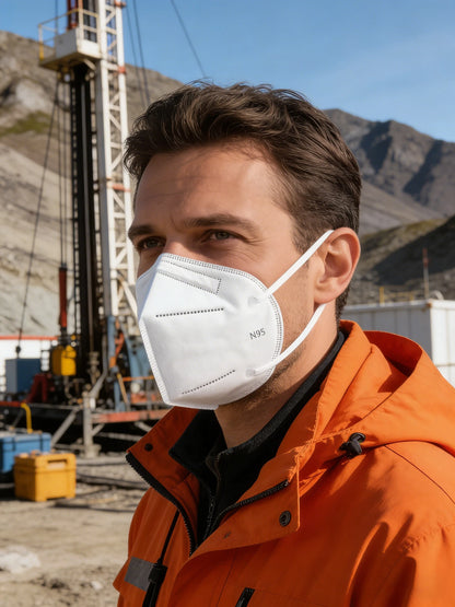 Five-layer non-woven protective mask