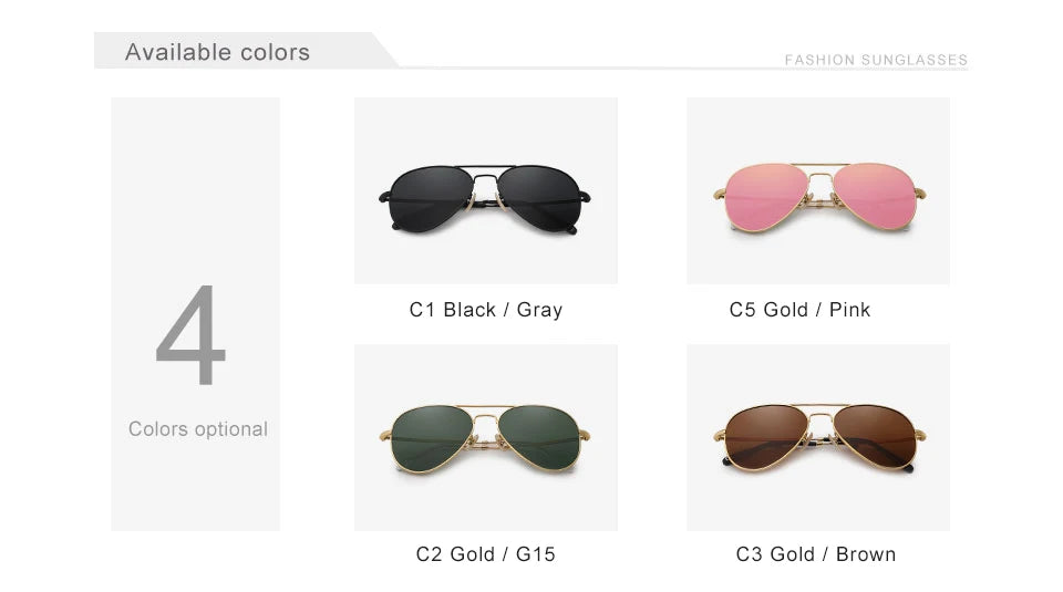 KINGSEVEN pilot sunglasses lens detail TAC polarized UV400