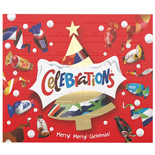 Celebrations Advent Calendar 215g – festive countdown with mini Mars chocolates