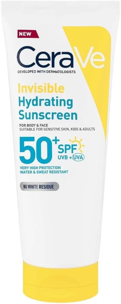CeraVe SPF 50+ invisible hydrating sunscreen 75ml