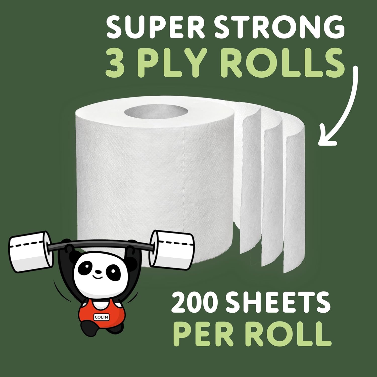 The Cheeky Panda Bamboo Toilet Paper pack with 9 eco-friendly rolls made from sustainable bamboo.