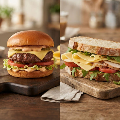 Pre-sliced cheese pack for catering