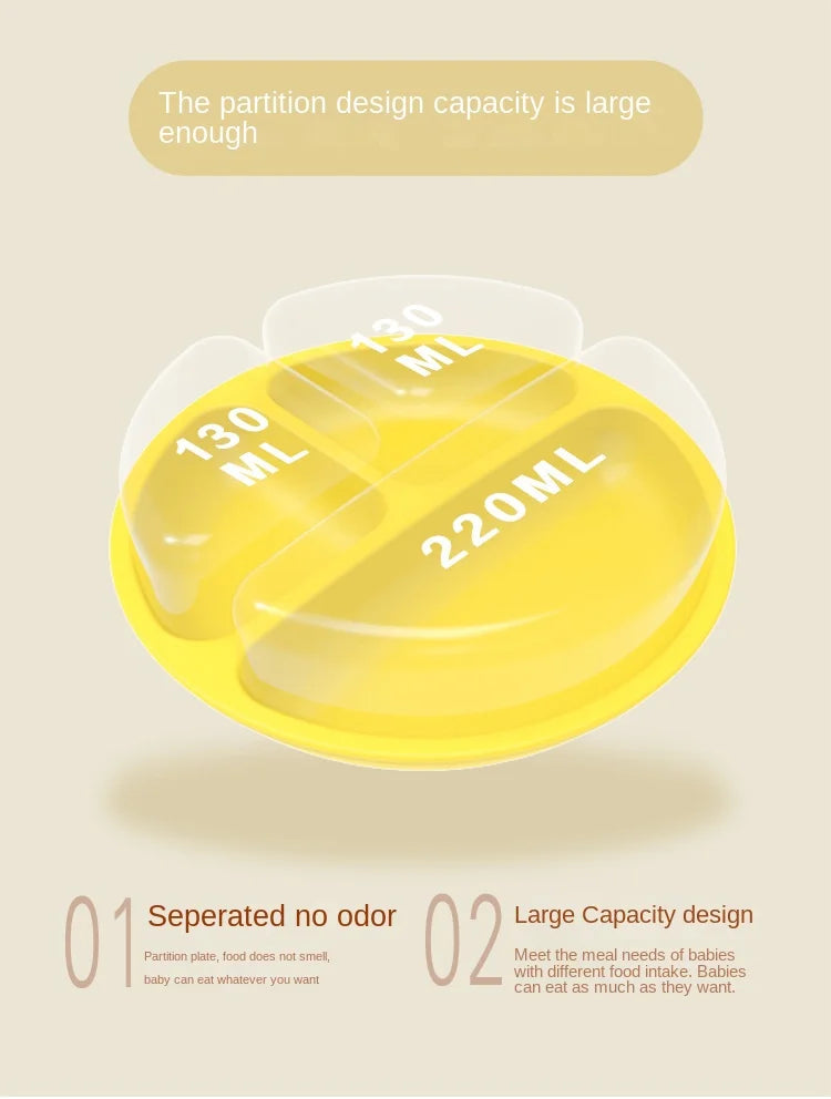 Durable silicone baby tableware for home use
