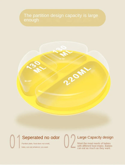 Durable silicone baby tableware for home use