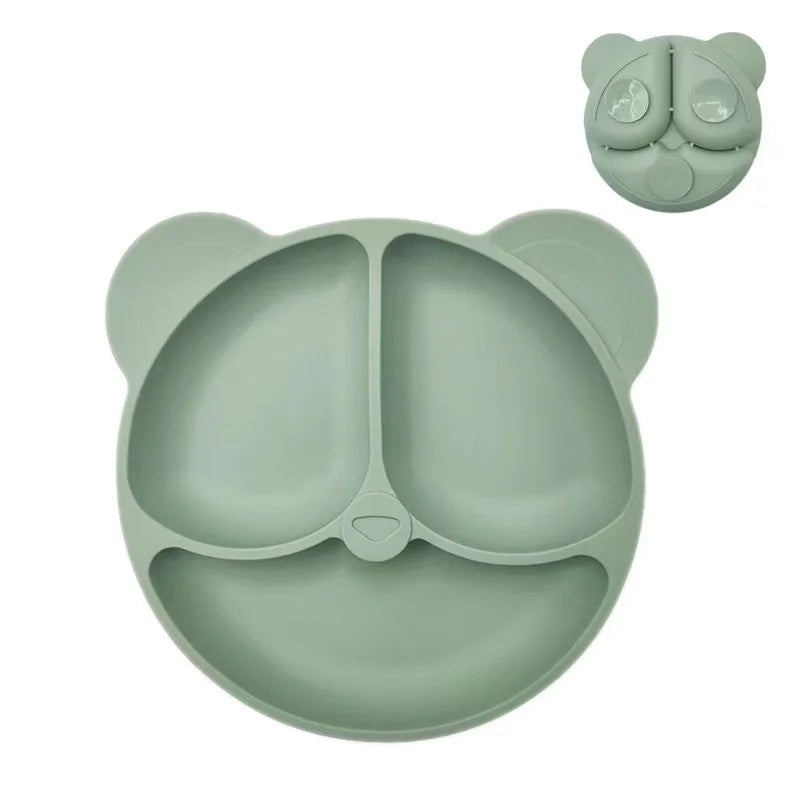 Childrens cartoon dining accessory for self feeding