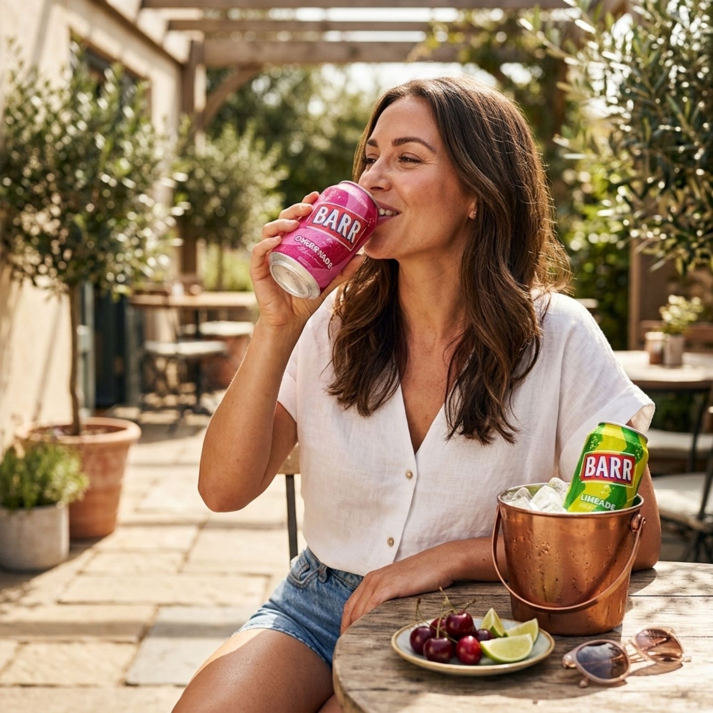 Barr cherry flavour drink bottles