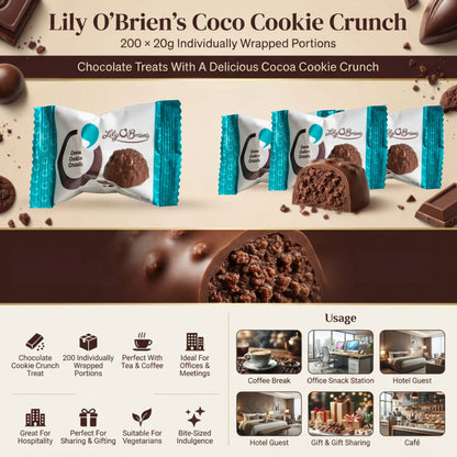 Lily O'Brien's vocoa cookie crunch confectionery