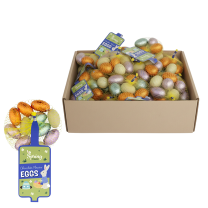 Fun and festive chocolate nets for Easter celebrations