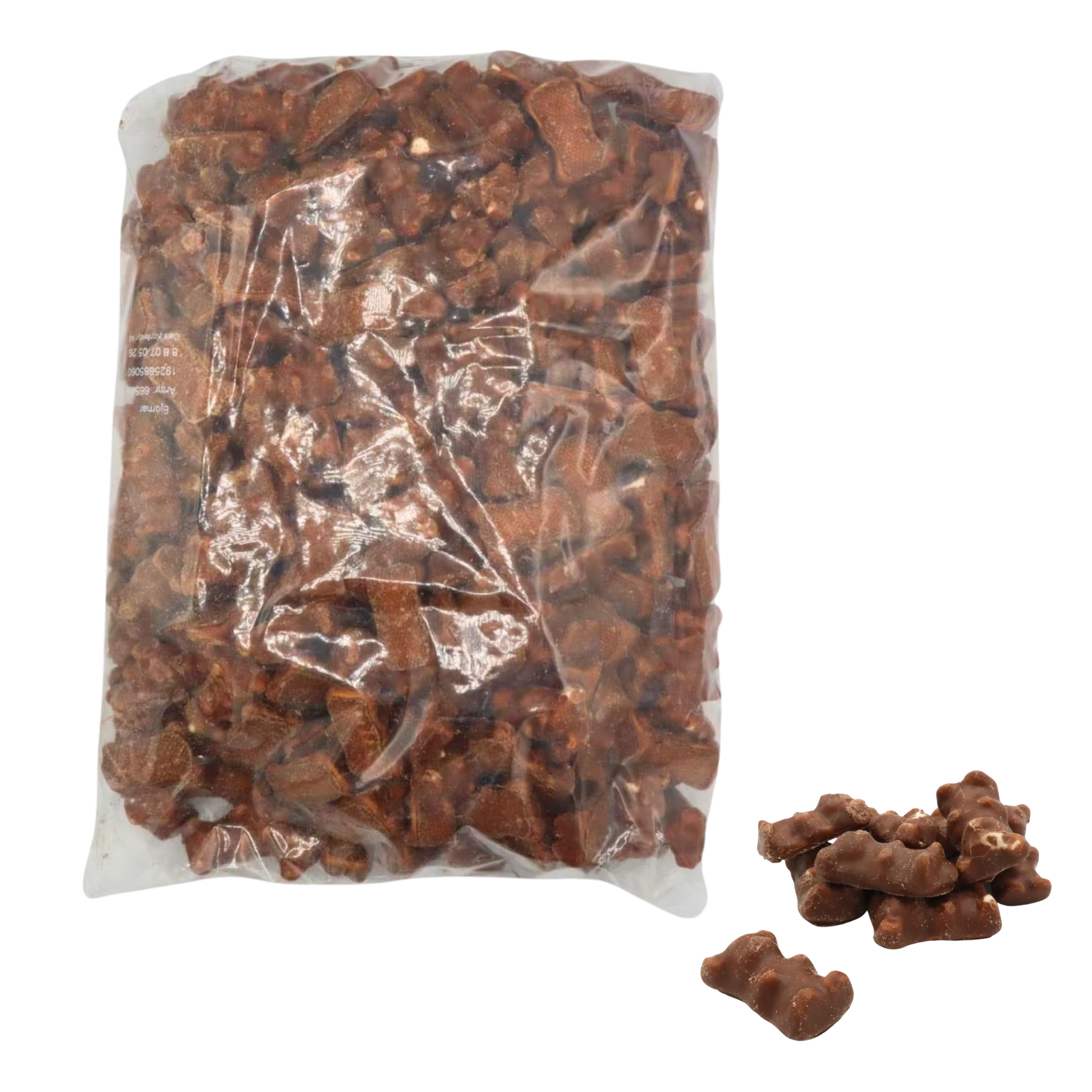 Swedish chocolate coated bear shaped sweets