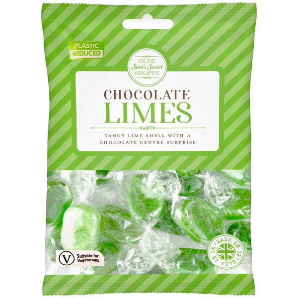 Chocolate Limes 170g – Tangy Lime Shell with Chocolate Filling – Jolafunbs