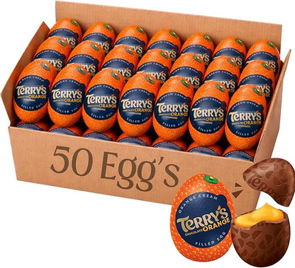 Chocolate egg with creamy orange filling