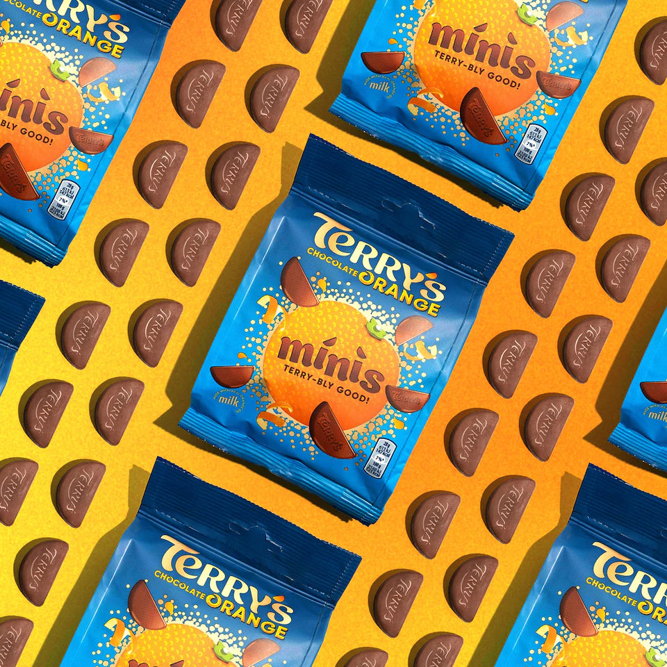 Bite sized milk chocolate with zesty orange flavour