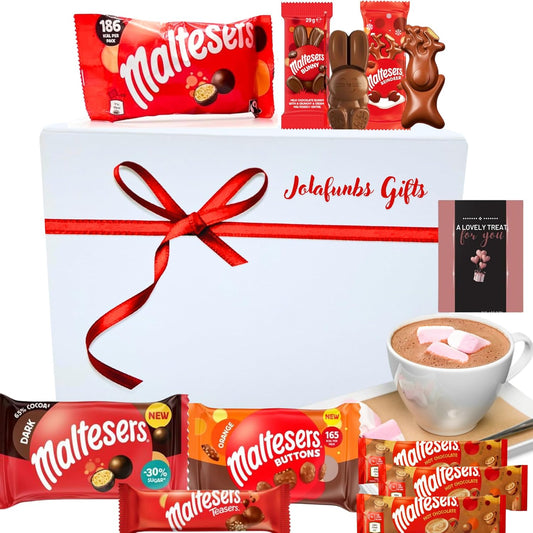 Chocolate sweet hamper gift box filled with tasty treats