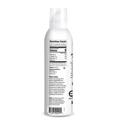 Chosen Food Avocado Oil Cooking Spray – 2 x 383ml Label Close-up