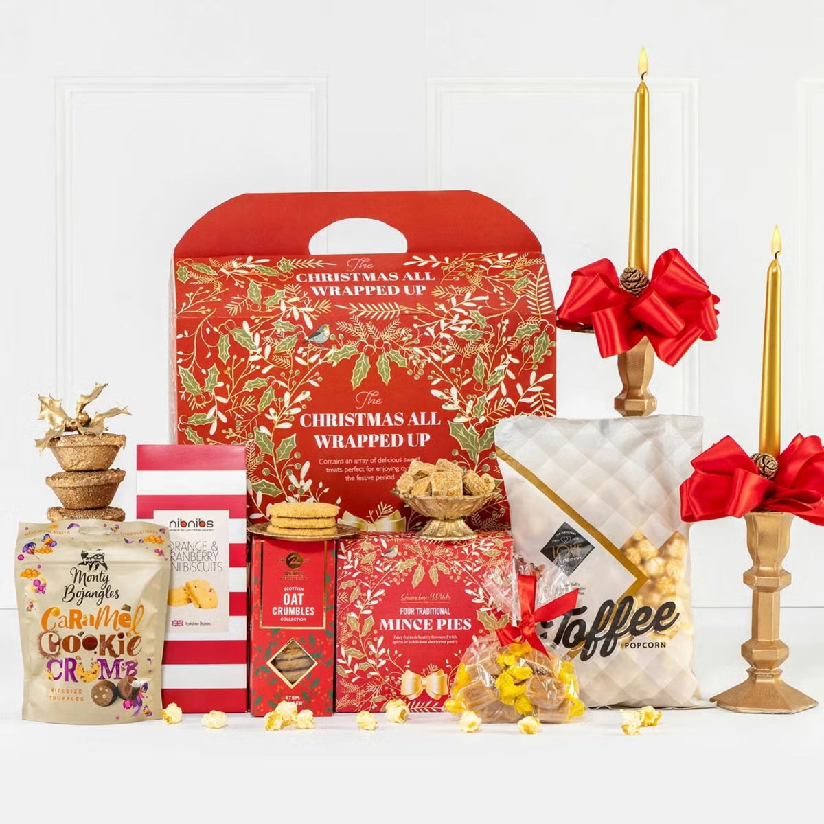 christmas all wrapped festive gift bag