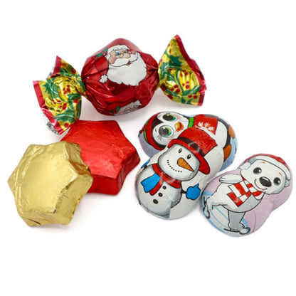 Festive stars and characters milk chocolate assortment