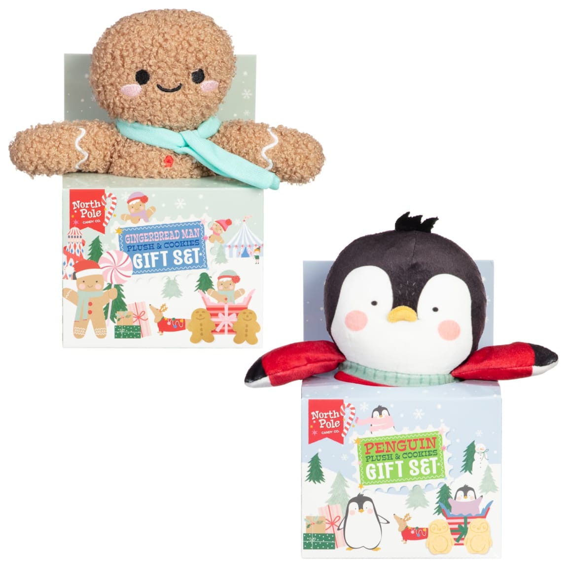 Christmas Plush & Cookies Gift Set for kids and families
